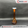 Bình định mức Nâu BIOHALL 1 2 5 10 20 25 50 100 200 250 500 ml 1L 2L 5L 10L, class A, nút nhựa, vạch sơn xanh, có VAT