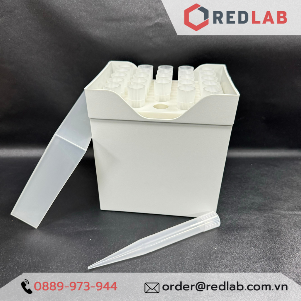 [Hộp 25 cái] Microtips (đầu típ - côn) trắng 10.000ul = 10ml Aptaca - 66005,  dạng Gilson/Brand, có VAT