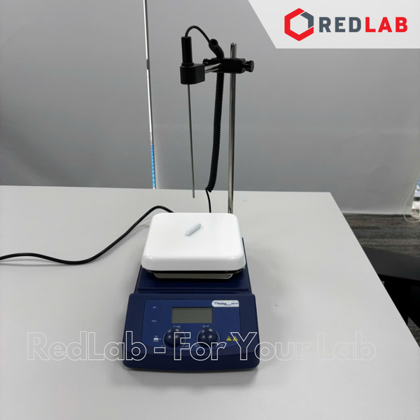 Máy khuấy từ gia nhiệt digital Phoenix RSM-14HP, 1500rpm, 380°C, sensor PT1000-A, đĩa vuông 140mm, BH 12T, có VAT