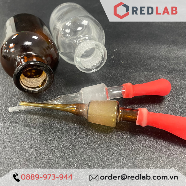 Chai nhỏ giọt Eco ONELAB trắng / nâu 60 125 ml, chai congtogut nắp thủy tinh kèm quả bóp, đựng mẫu thí nghiệm, có VAT