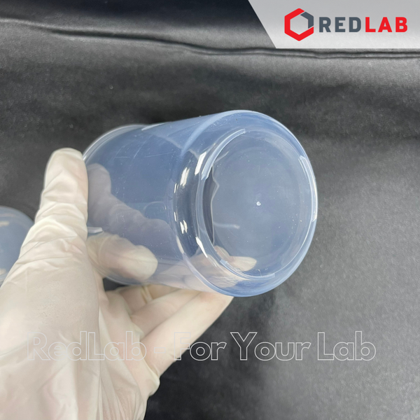 Ca nhựa PP không quai vạch in xanh ONELAB 50 100 250 500 1000 2000 3000 5000 ml, cốc đong thí nghiệm, chịu nhiệt, có VAT