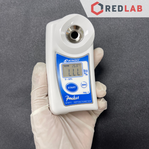 Khúc xạ kế đo độ ngọt điện tử hiện số ATAGO PAL-1 (3810) Brix kế 0.0 - 53.0% : 0.1%, bù nhiệt 10-100°C, có VAT