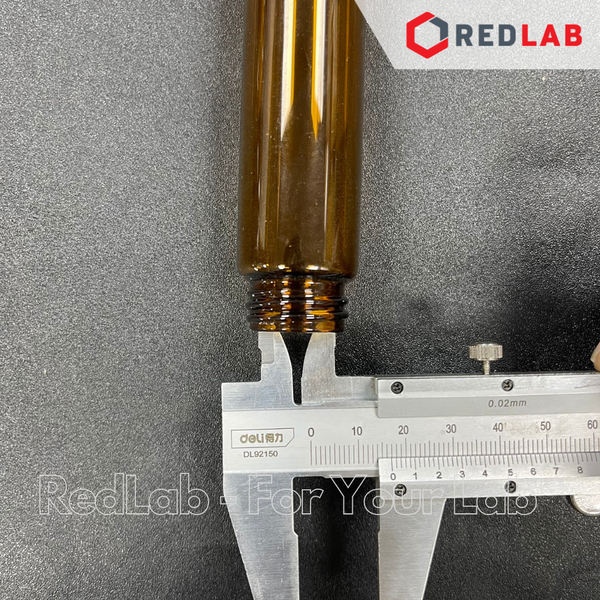 [Bán lẻ] MEMBRANE SOLUTIONS Chai thủy tinh vial 20ML 40ML trắng / nâu + Nắp vặn kín 24-400 septa 1.5mm, có VAT