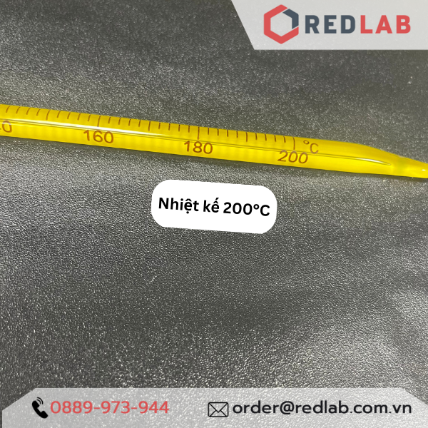 Nhiệt kế rượu thuỷ tinh ONELAB -20 to +110°C | -20 to +150°C | 0 to +200°C, có VAT