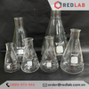 Bình tam giác miệng hẹp BIOHALL 125 150 250 300 500 1000 2000 3000 5000 ml, bình nón - bình erlen MH, mark trắng