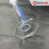 Ống đong thủy tinh nút nhựa SIMAX Class A 100 250 500 1000 ml - 24/29 29/32 34/35 45/40 đế lục giác, vạch xanh, có VAT