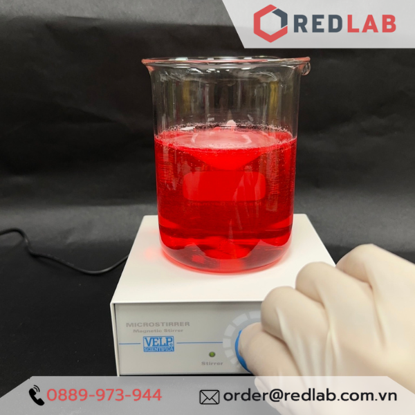 Máy khuấy từ không gia nhiệt MICROSTIRRER (F203A0161) hãng VELP - Ý, max 1100 vòng/phút 5 lít (H2O), có VAT
