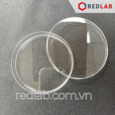 (Bán lẻ 2 mảnh: nắp+đĩa) Đĩa Petri nhựa 90x15mm LPR90136 hãng LabPRO Thụy Sỹ, nặng 13g, nuôi tách mầm tinh thể, có VAT - redlab