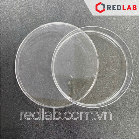 (Bán lẻ 2 mảnh: nắp+đĩa) Đĩa Petri nhựa 90x15mm LPR90136 hãng LabPRO Thụy Sỹ, nặng 13g, nuôi tách mầm tinh thể, có VAT - redlab