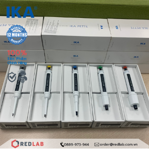 Micropipet đơn kênh IKA vario 0.1-2ul 0.5-10ul 2-20ul 10-100ul 20-200ul 100-1000ul 0.5-5ml 1-10ml hấp tiệt trùng, có VAT