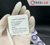 Đầu lọc Syringe Nylon tiệt trùng, đường kính 33mm, lỗ lọc 0.22µm và 0.45µm Finetech Nylon033S022I và Nylon033S045I, có VAT