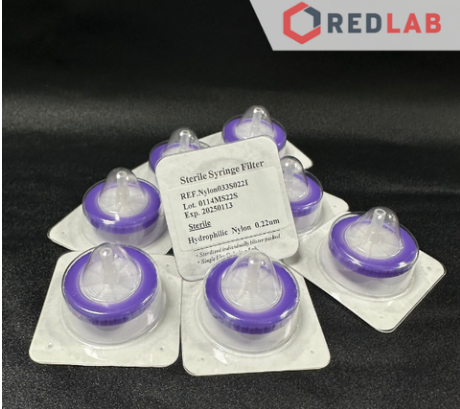 Đầu lọc Syringe Nylon tiệt trùng, đường kính 33mm, lỗ lọc 0.22µm và 0.45µm Finetech Nylon033S022I và Nylon033S045I, có VAT