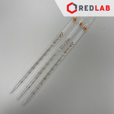 Pipet thẳng vạch nâu DURAN Class B 0.1 0.2 0.5 1 2 5 10 20 25 ml, ống hút thủy tinh kẻ vạch thí nghiệm, có VAT