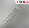 Pipet thẳng vạch nâu DURAN Class B 0.1 0.2 0.5 1 2 5 10 20 25 ml, ống hút thủy tinh kẻ vạch thí nghiệm, có VAT