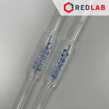 Pipet bầu 1 vạch DURAN Class AS 1 2 5 10 20 25 50 ml, ống hút thủy tinh chính xác thí nghiệm, có VAT