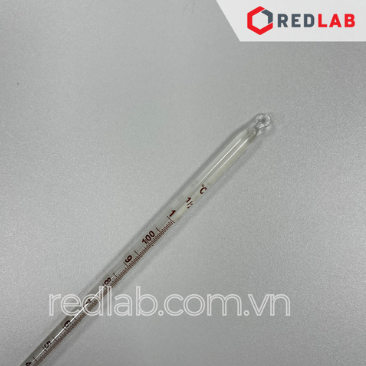Nhiệt kế rượu ISOLAB -20 to 50°C | -20 to 110°C | -10 to 150°C | -10 to 200°C, dài 300mm, alcohol thermometer, có VAT