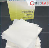 Giấy cân UNI-Sci khổ vuông 7.5cm 10cm 12.5cm Lab weighing paper 75x75mm 100x100mm 125x125mm, hộp 500 tờ, có VAT