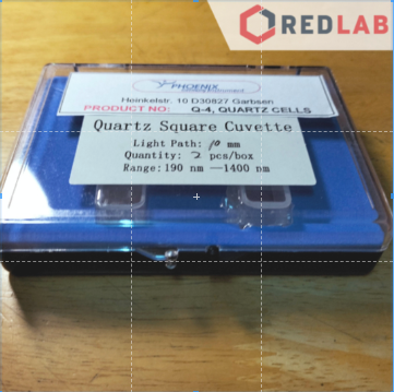 [2 cái] Cuvet Thạch Anh PHOENIX Instrument cho máy quang phổ 10*10 20*10 30*10 50*10 100*10 mm, có VAT