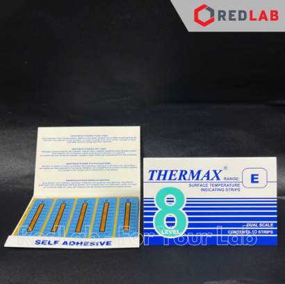 Dụng cụ kiểm tra nhiệt độ Thermax hãng TMC 8 Level, range A B C D E (pack 10 temperature indicating strips) có VAT