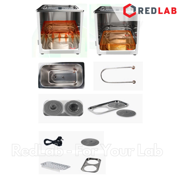 Bếp cách thủy (bể điều nhiệt) ONELAB 2 chỗ 6 lít ONE-WB100-2F, room temp - 99.9°C / 600W, 300x150x140mm, có VAT