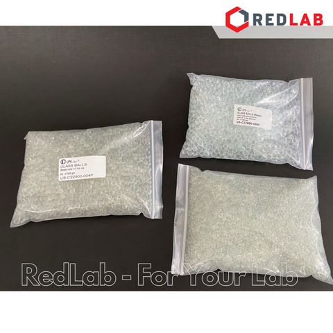 Bi thủy tinh ONELAB 1 2 3 4 5 6 7 8 mm (gói 500g) dùng nghiền mẫu thí nghiệm, có VAT