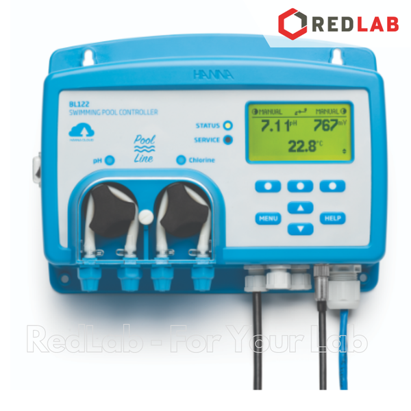 Bộ Điều Khiển pH/ORP Trong Bể Bơi Kết Hợp Bơm (Hanna Cloud) Hanna BL122, giá tốt, có VAT