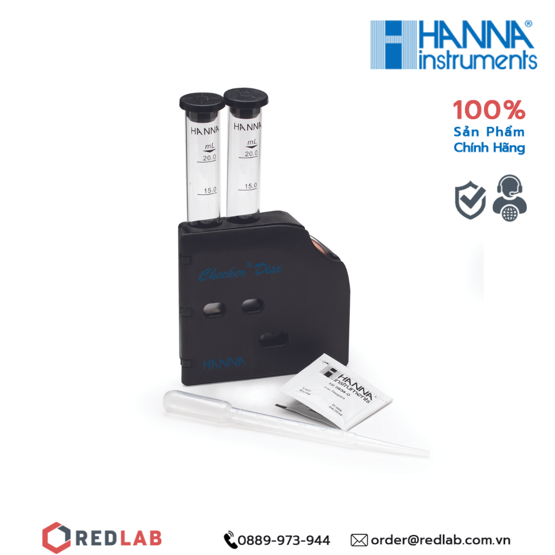 Bộ kiểm tra Sắt (Fe²⁺ & Fe³⁺) Thang Thấp Hanna HI38039, giá tốt, có VAT