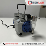 Bơm chân không - không dầu WIGGENS V400 (1167400), 34 lít/phút, 100mbar, cho thí nghiệm vi sinh... BH 12T, có VAT