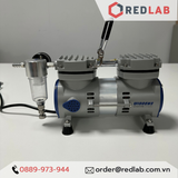 Bơm chân không - không dầu WIGGENS V400 (1167400), 34 lít/phút, 100mbar, cho thí nghiệm vi sinh... BH 12T, có VAT
