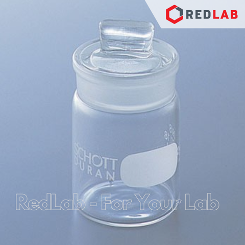 Chén cân thủy tinh cao thành DURAN Class A 28x40 32x50 38x70 44x80 mm - 10 20 45 70 ml, Weighing Bottle, có VAT