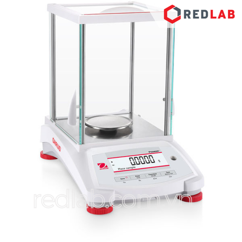 Cân phân tích điện tử 4 số lẻ hiện số 220g / 0.0001g OHAUS PX224/E chuẩn ngoại, màn hình LCD, có VAT - redlab