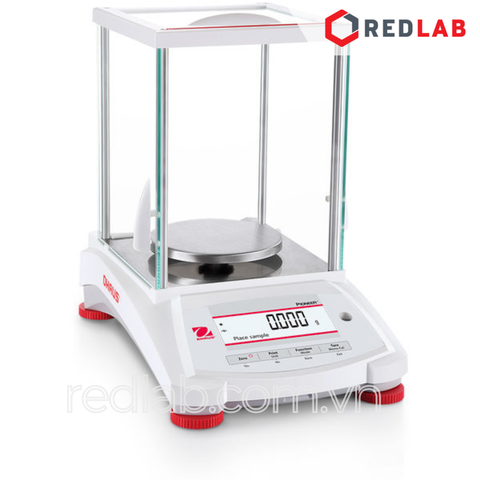 Cân phân tích điện tử 3 số lẻ hiện số 220g / 0.001g OHAUS PX223/E chuẩn ngoại, màn hình LCD, có VAT - Redlab