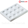Đĩa nhựa 12 vị trí ONELAB 119x94x10mm, đĩa lõm 12 lỗ dùng trong thí nghiệm, có VAT