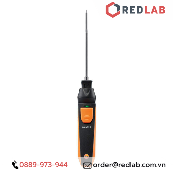 Máy đo nhiệt độ – nhiệt kế dạng ngâm -50 đến +400 °C – Đức – Testo 915i, chính hãng, BH 12T, có VAT