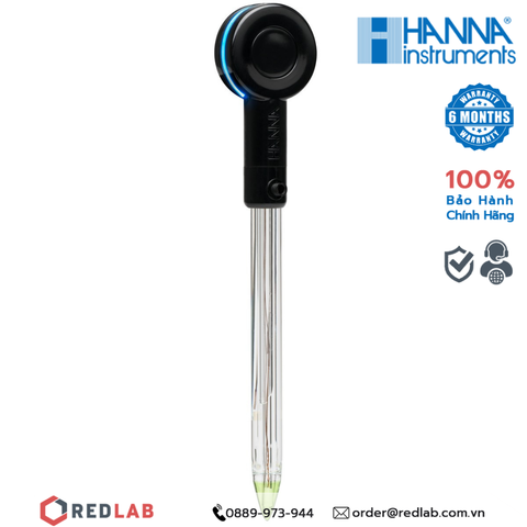 Điện cực thủy tinh đo pH bluetooth không dây HALO Hanna HI12922, giá tốt, có VAT