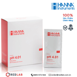  Dung dịch hiệu chuẩn pH 4.01 7.01 10.01 dạng gói 20mL Hanna HI70004 HI70007 HI70010 