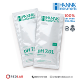  Dung dịch hiệu chuẩn pH 4.01 7.01 10.01 dạng gói 20mL Hanna HI70004 HI70007 HI70010 