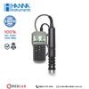 Máy đo TDS/pH/ORP/EC/Độ Mặn/DO/Áp Suất/Nhiệt Độ cầm tay Hanna HI98194, giá rốt, có VAT