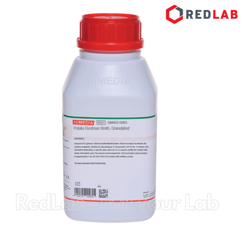 Môi trường vi sinh Potato Dextrose Broth (PDB) HIMEDIA Ấn Độ GM403-500G, chai 500g, có VAT