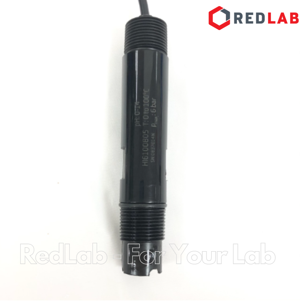 Điện Cực pH Phẳng Dùng Pin, Cáp 5m Hanna HI6100805, giá tốt, có VAT