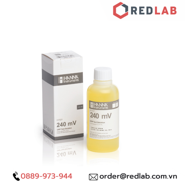 Dung Dịch Hiệu Chuẩn ORP 240 mV, 250mL Hanna HI7021M, có VAT