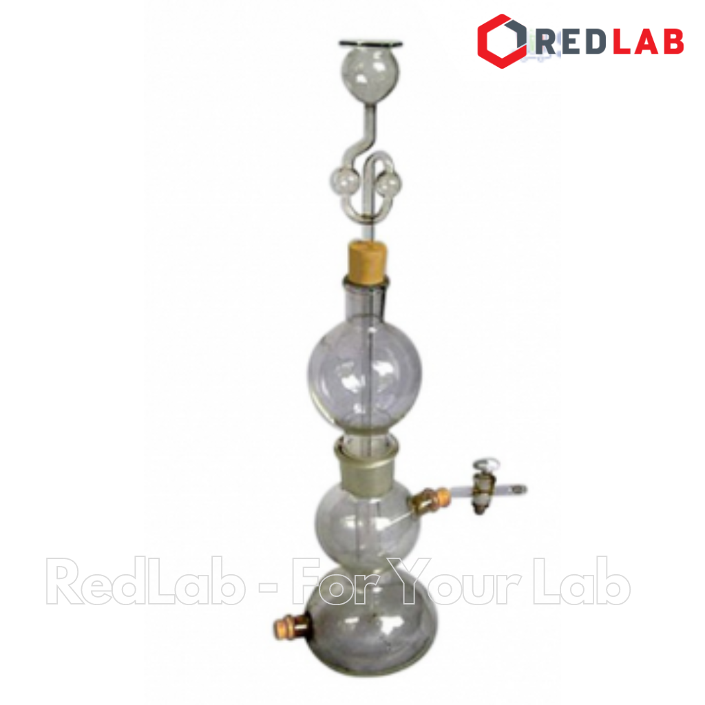 Bình KIPP thủy tinh ONELAB 125 250 500 ml, dùng trong thí nghiệm, nghiên cứu, có VAT