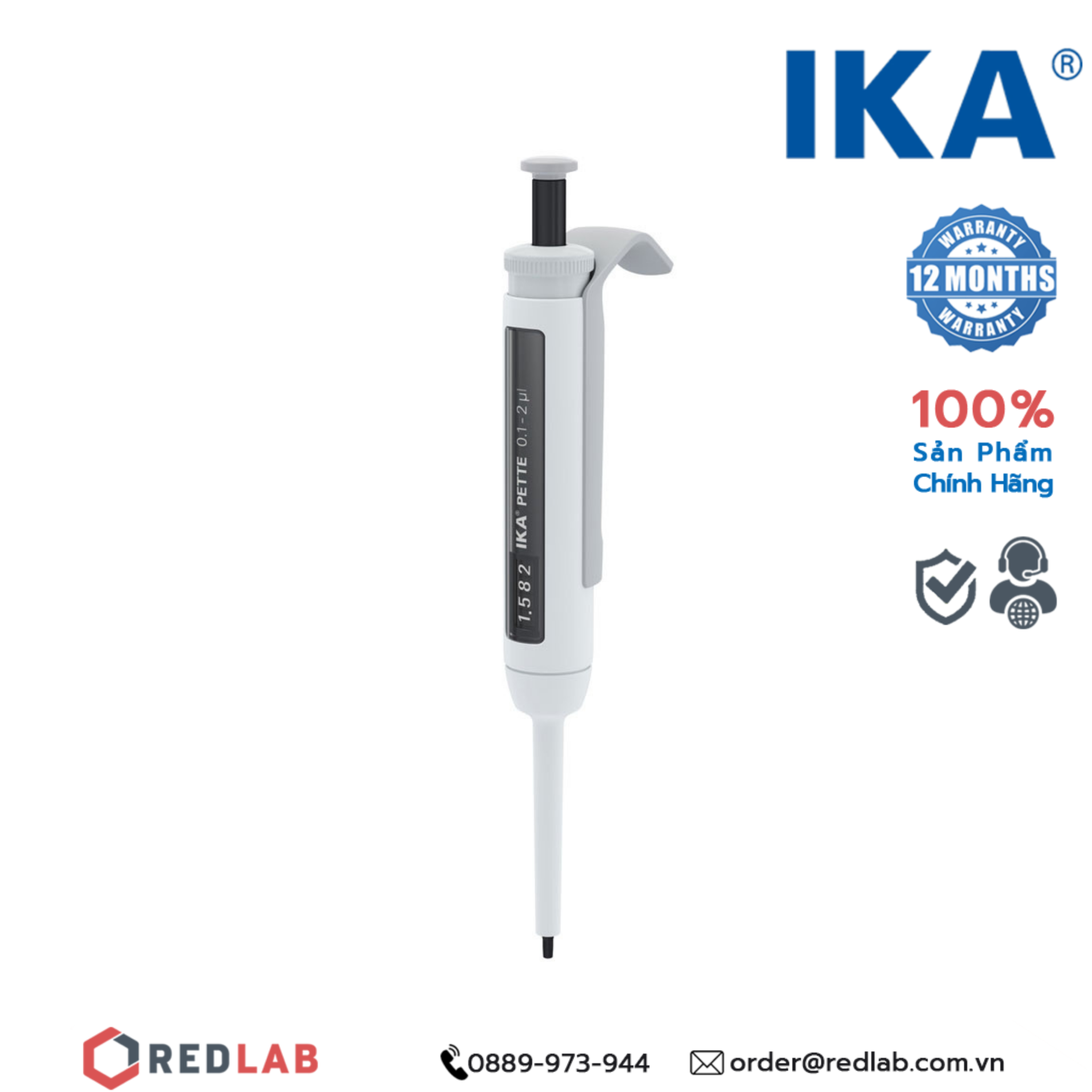 Micropipet đơn kênh 0.1 – 2 µl hút mẫu chất lỏng thể tích nhỏ / Pette Vario (Thay đổi thể tích), giá tốt, có VAT