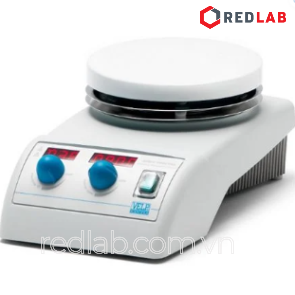 Máy khuấy từ gia nhiệt AREX Digital (SA20500411) hãng VELP – Ý, kèm đầu dò Pt100, 1500 vòng/phút 370°C 20 lít (H2O), có VAT