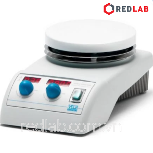 Máy khuấy từ gia nhiệt AREX Digital (SA20500411) hãng VELP - Ý, kèm đầu dò Pt100, 1500 vòng/phút 370°C 20 lít (H2O), có VAT