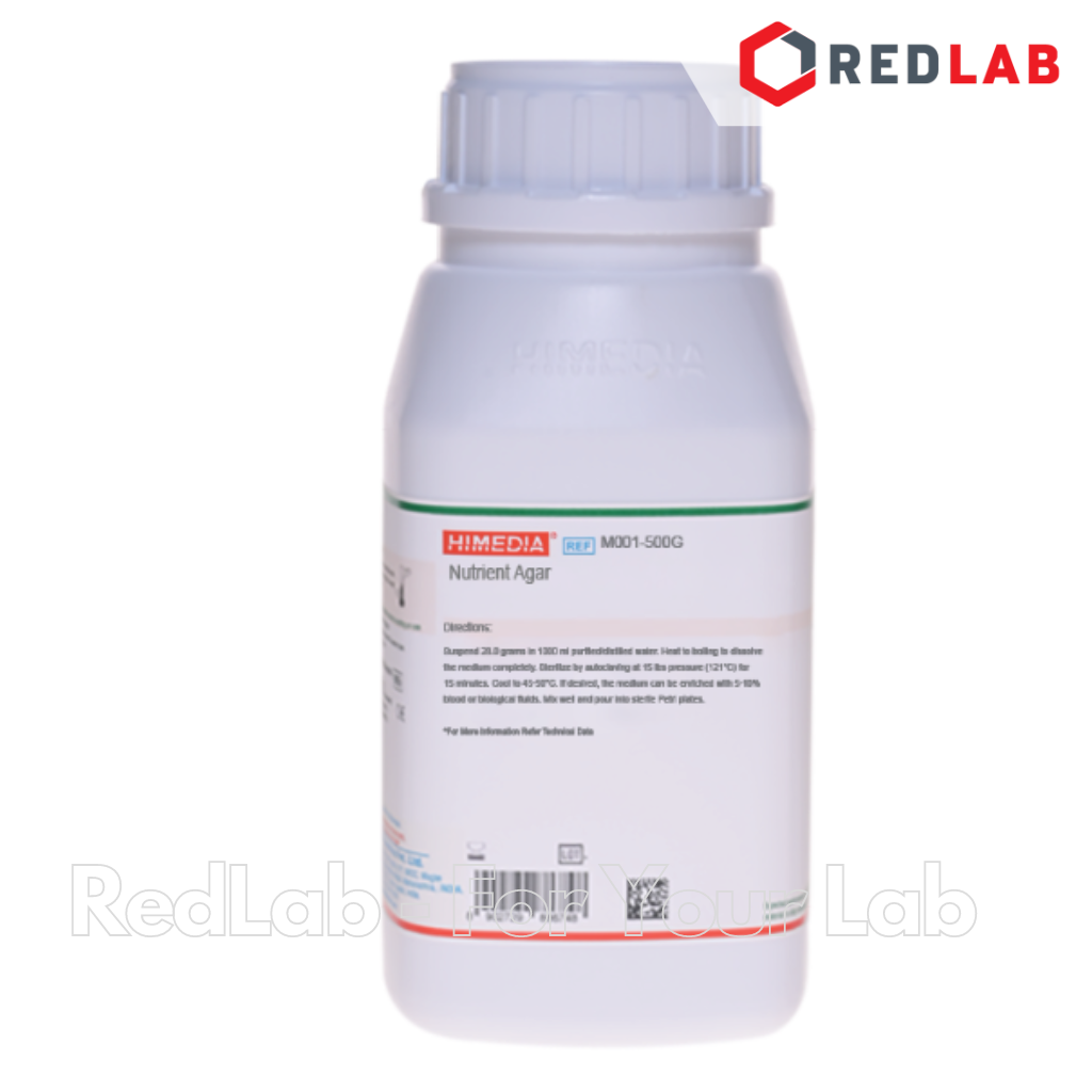 Môi trường vi sinh Nutrient Agar HIMEDIA Ấn Độ M001-500G, chai 500g, có VAT