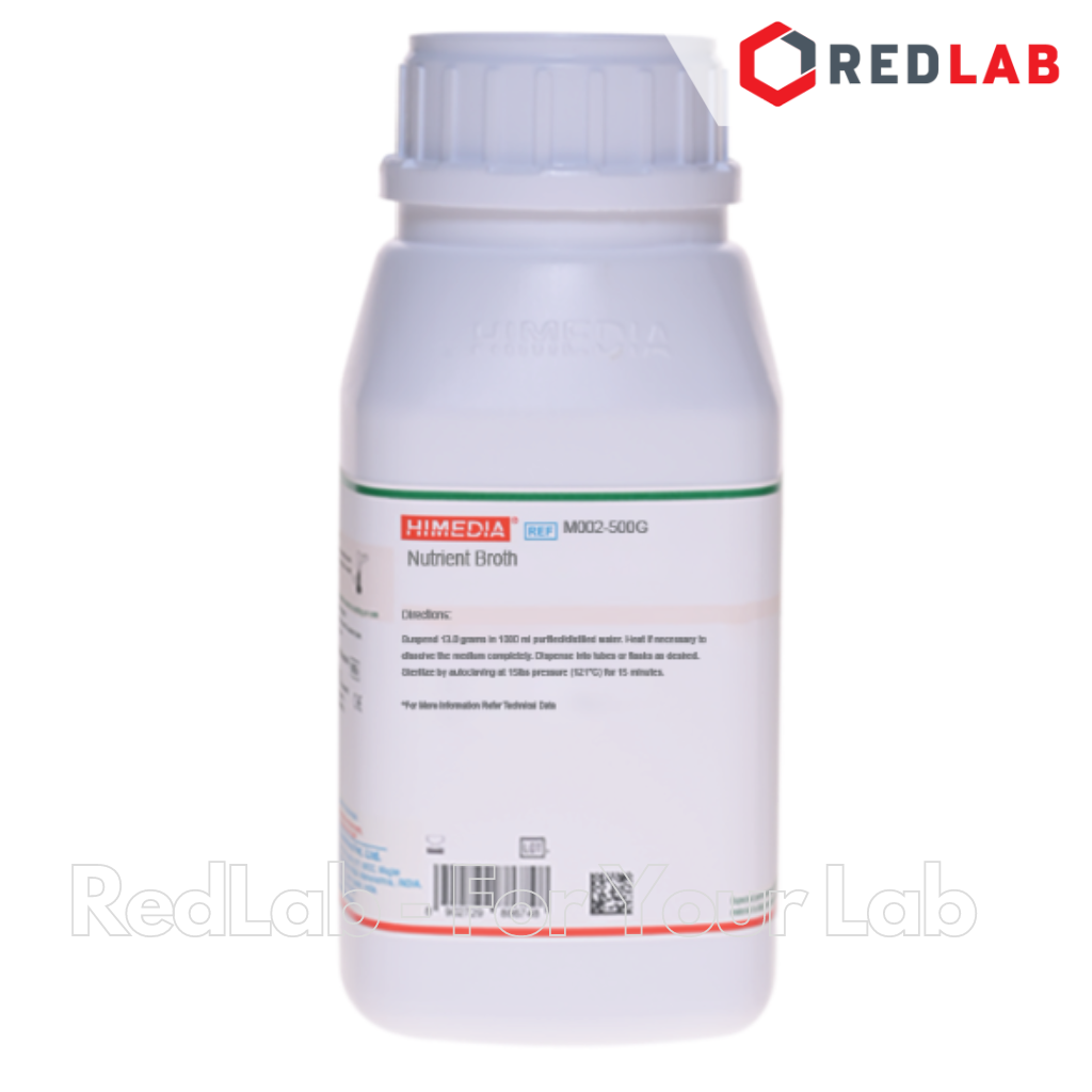 Môi trường vi sinh Nutrient Broth HIMEDIA Ấn Độ M002-500G, chai 500g, có VAT
