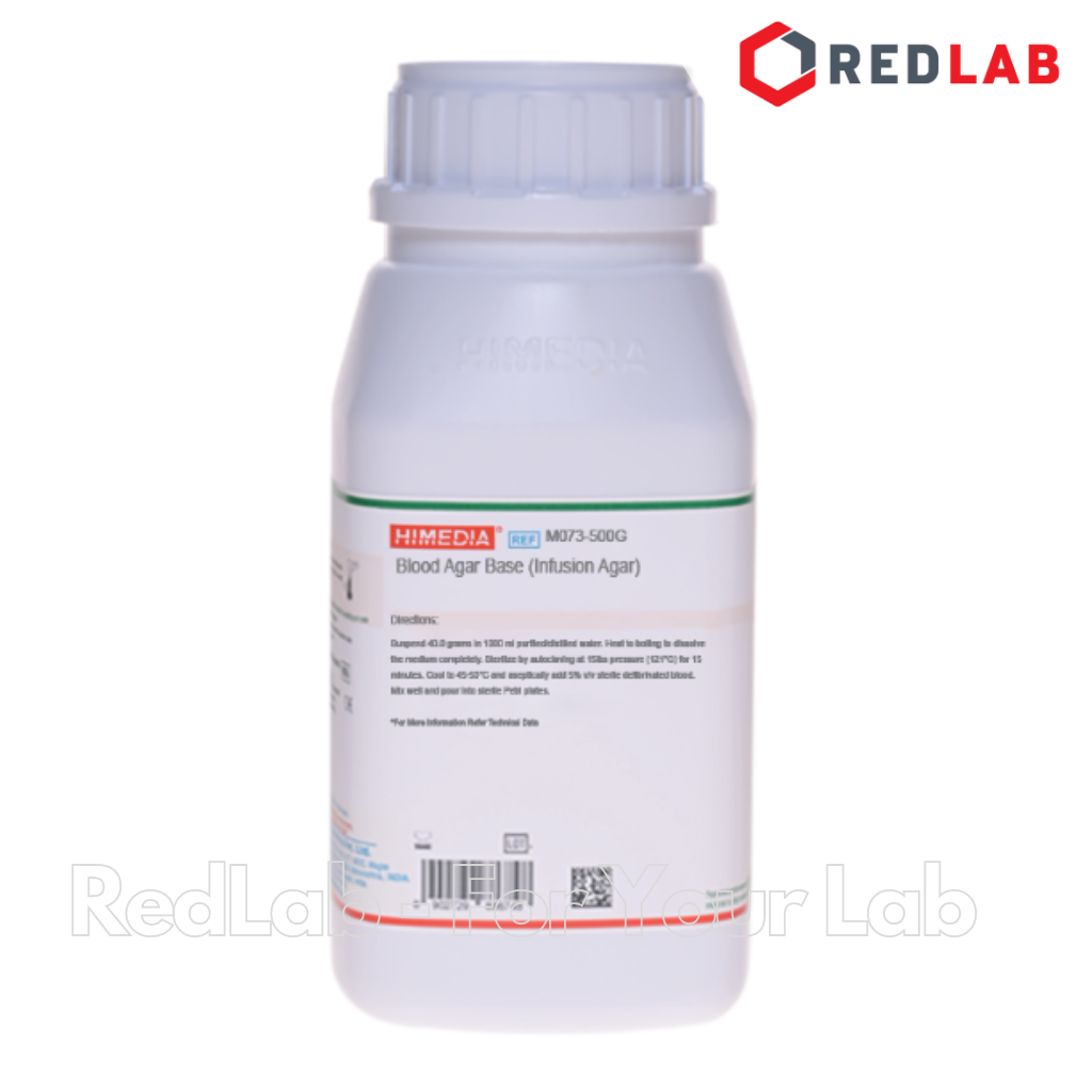 Môi trường vi sinh Blood Agar Base (Infusion Agar) HIMEDIA Ấn Độ M073-500G, chai 500g, có VAT