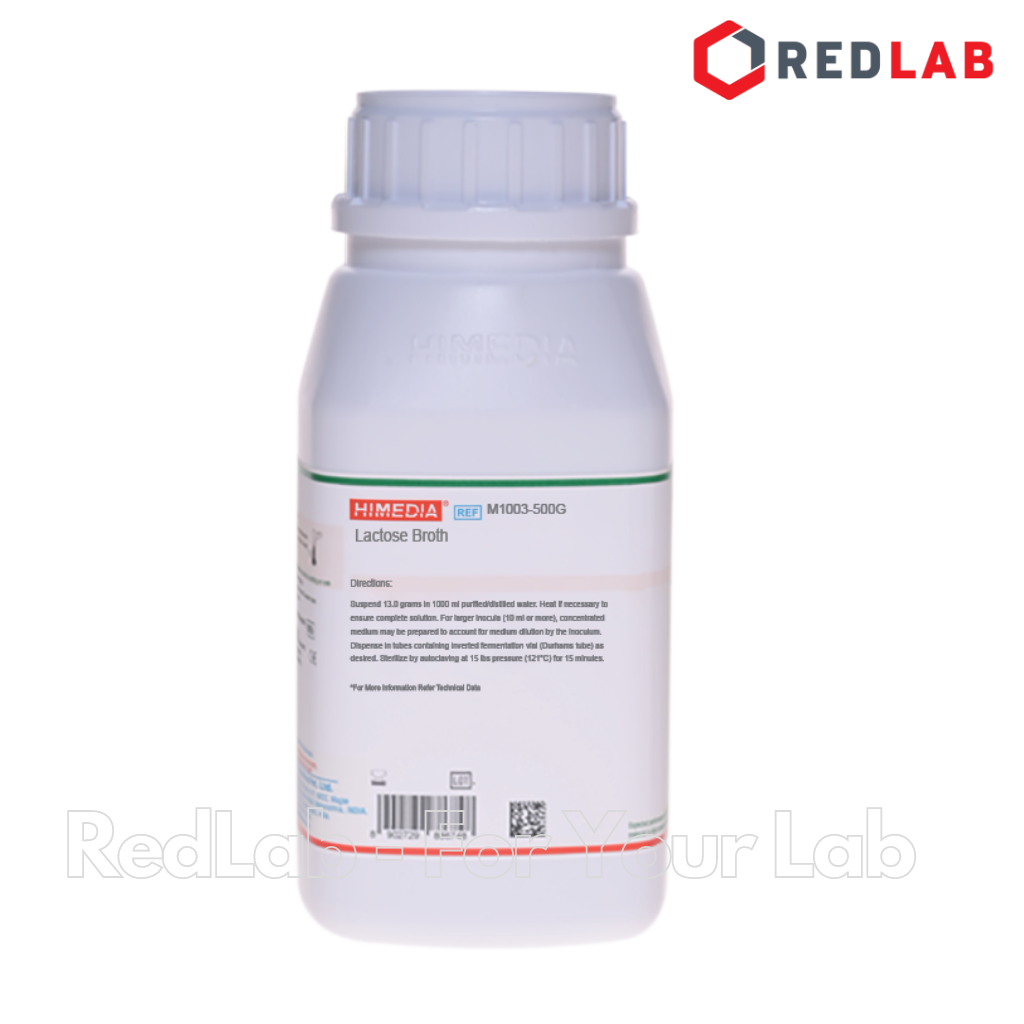 Môi trường vi sinh Lactose Broth HIMEDIA Ấn Độ M1003-500G, chai 500g, có VAT