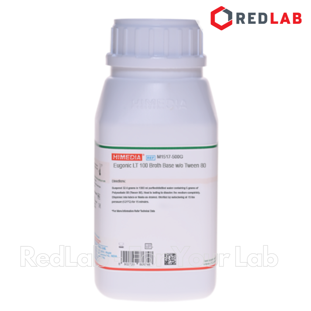 Môi trường vi sinh Eugonic LT 100 Broth Base w/o Tween 80 HIMEDIA Ấn Độ M1517-500G, chai 500g, có VAT